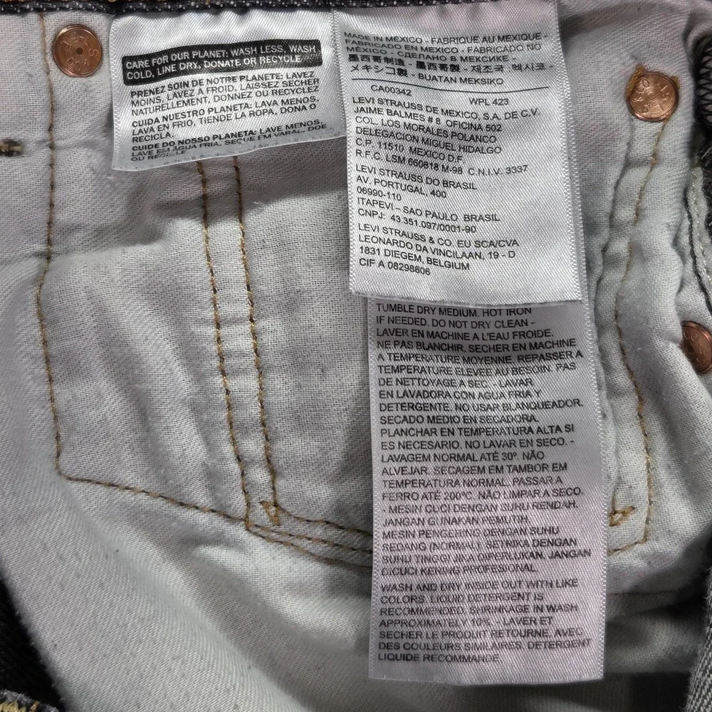 Levis important sizing